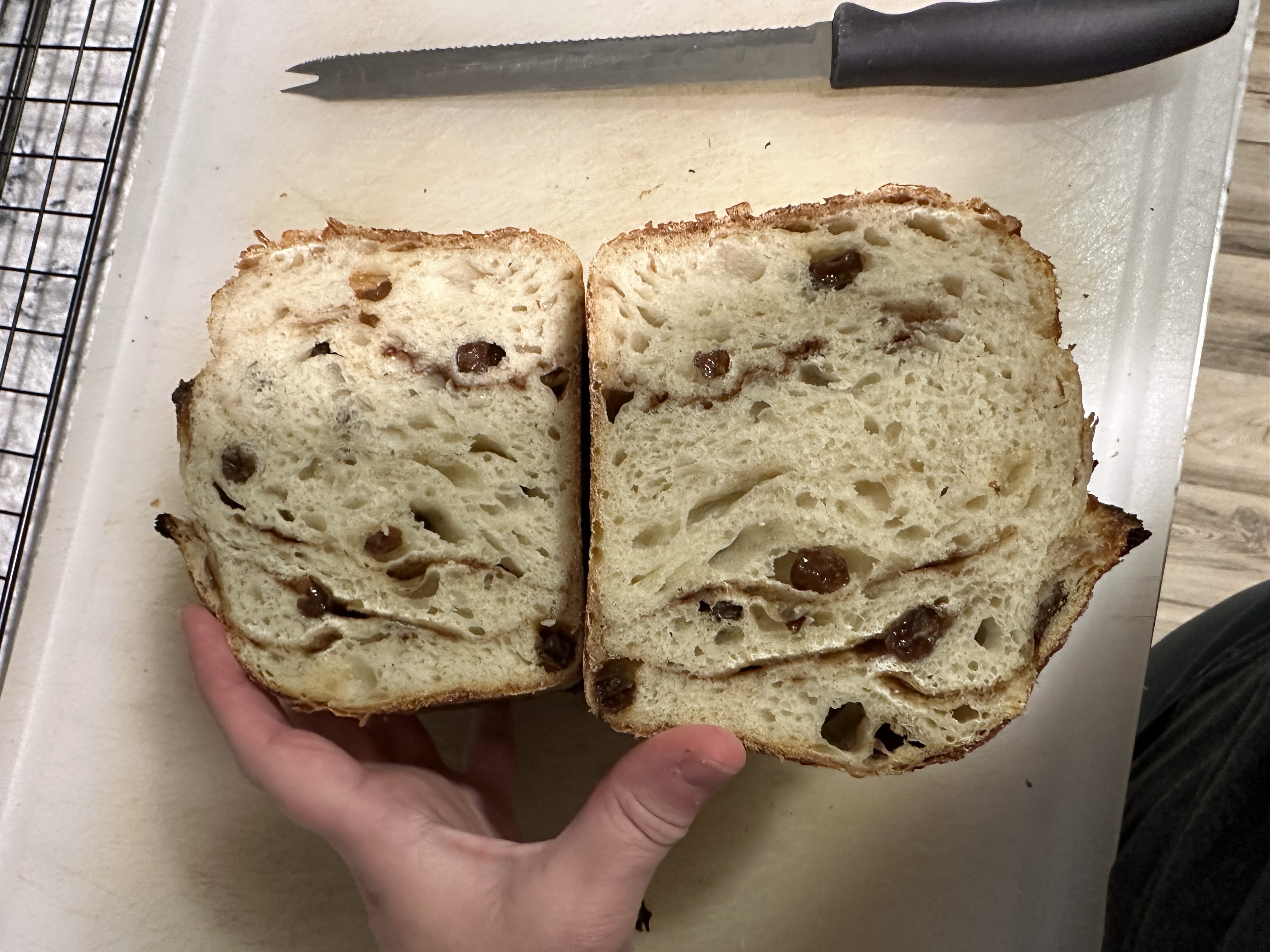 Cinnamon Raisin Sourdough Loaf
