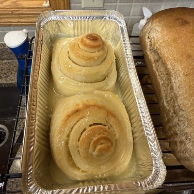 Sweet Sourdough Lemon Rolls (2-pack)