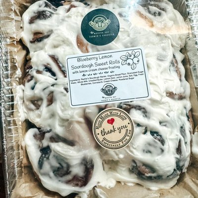Blueberry Lemon With Lemon Cream Cheese Frosting