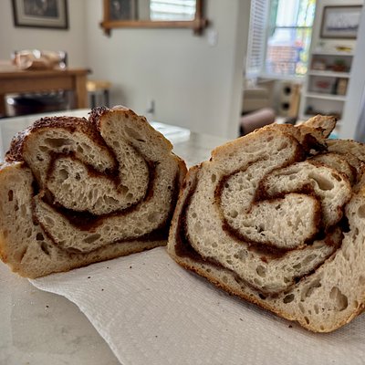 Cinnamon Swirl Sourdough Loaf