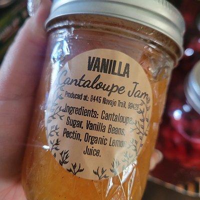Vanilla Cantaloupe Jam