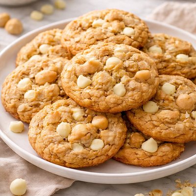 White Chocolate Macadamia Cookies