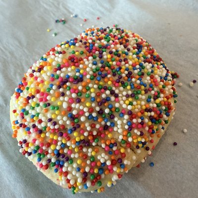 Rainbow Sprinkle Sugar Cookies