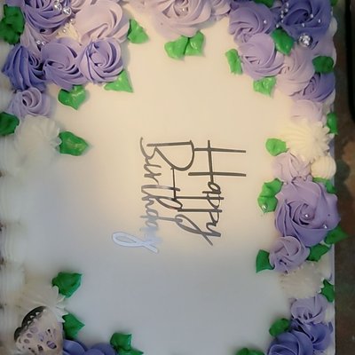 1/2 Sheet Cake/1 Layer