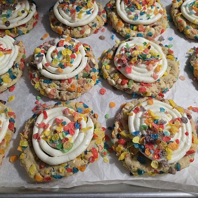Fruity Pebbles Cookies 