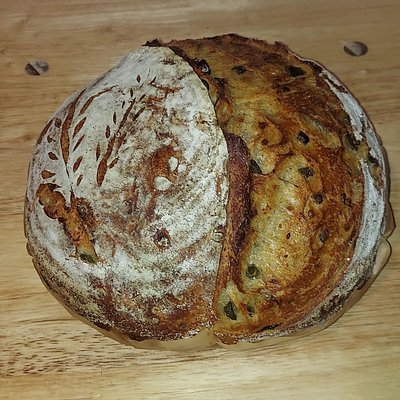 Jalapeño-Cheddar Bread - 1/2 Loaf