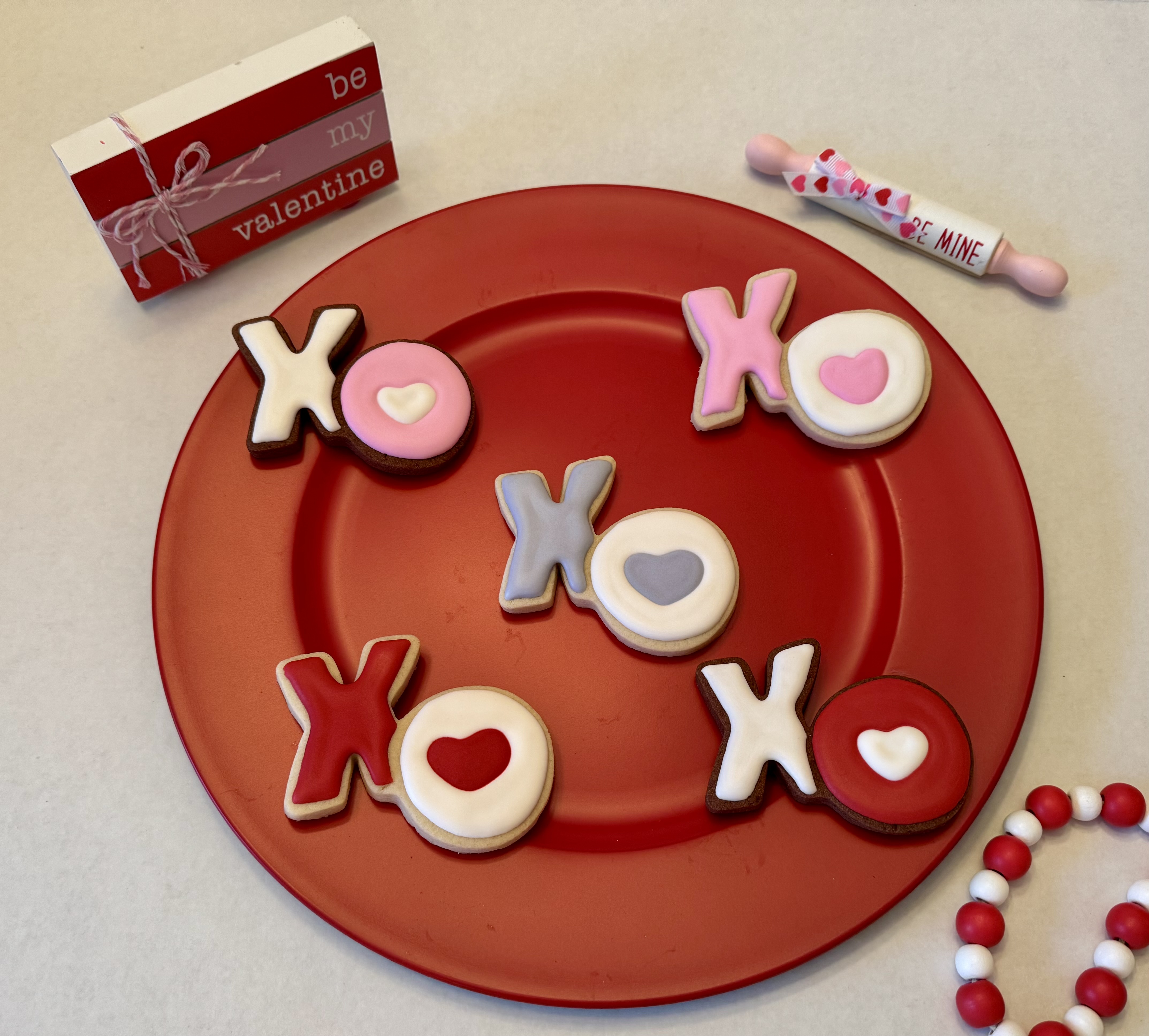 Assorted Hearts and Mini XO Cookies