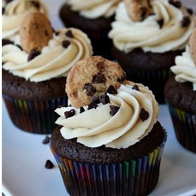 Cookie Dough Cupcakes 