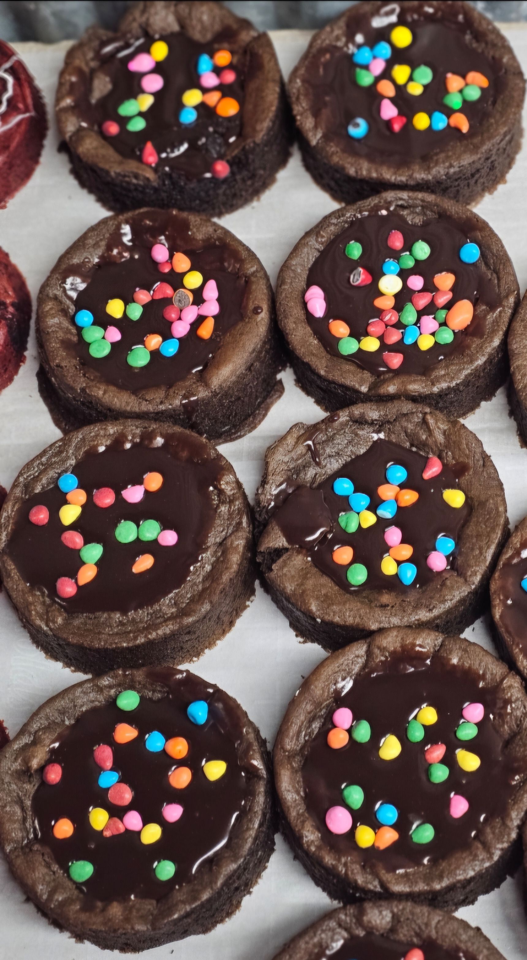 Cosmic brownie cookie