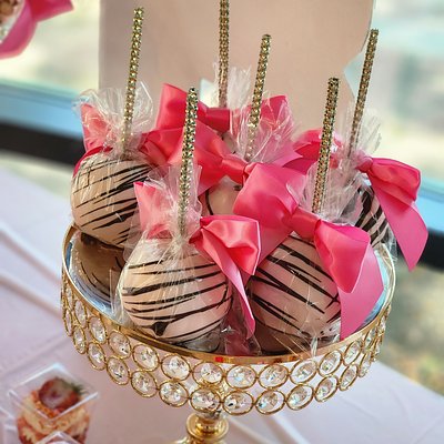 Chocolate Dipped Apples 