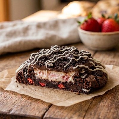Chocolate Strawberry Cheesecake 