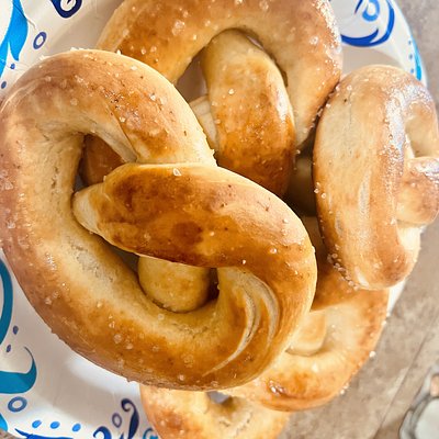 Jumbo Salted Sourdough Soft Pretzel 