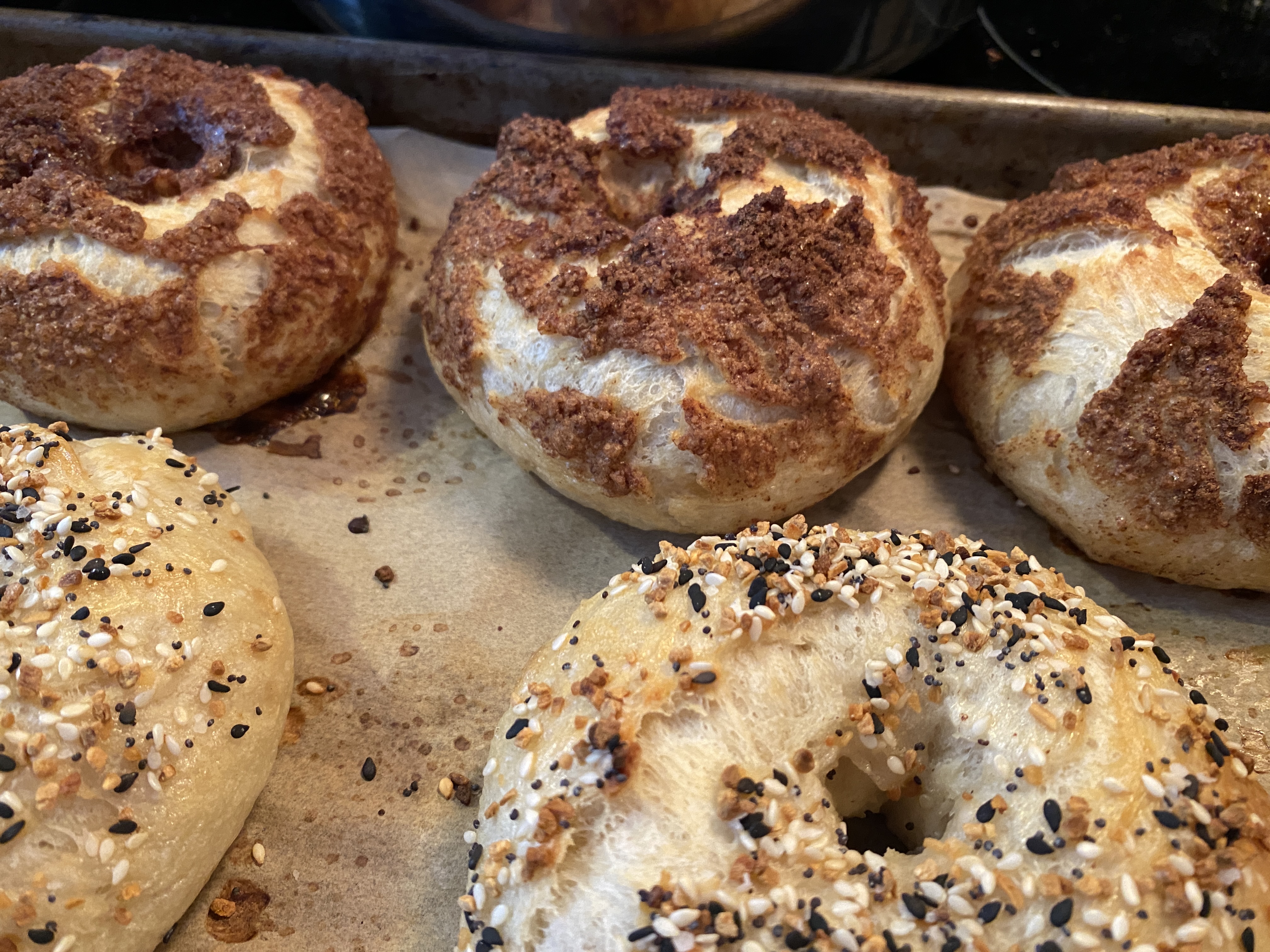 Sourdough Bagels 