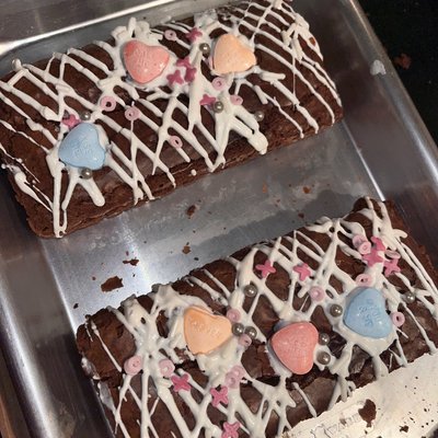 Valentine’s Brownie Bars