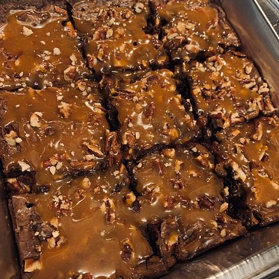 Turtle Specialty Brownies  (Personal Pan)