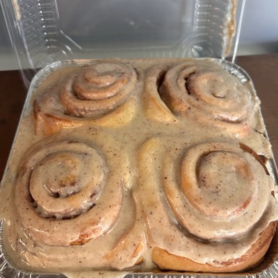 Banana Bread Cinnamon Buns 