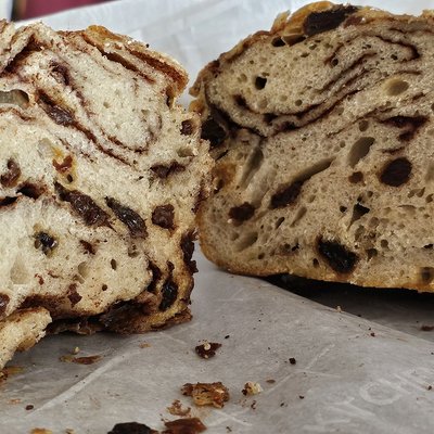 Cinnamon-Sugar Raisin Sourdough Loaf
