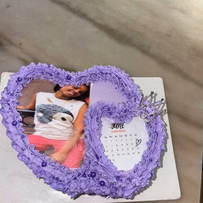 Double Heart Cake 