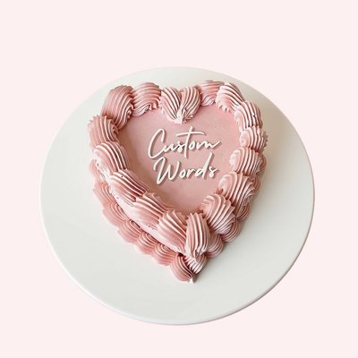 $50.00 Monochromatic Heart Cakes 