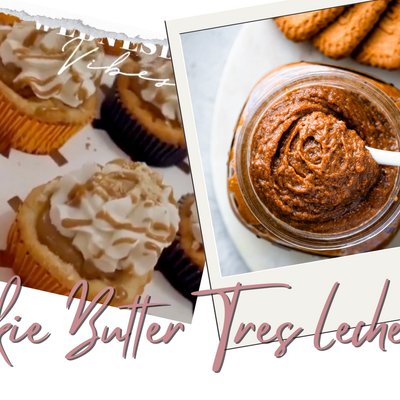 Tres leches “Cookie butter” Cupcakes (dozen) *Perishable 