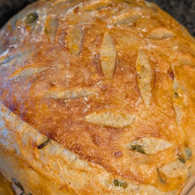 Jalapeno Cheddar Sourdough Loaf