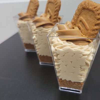 Biscoff Cookie Butter Cheesecake Shooter