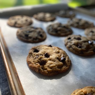 Qty- 6 Browned butter sourdough chocolate chip cookie 