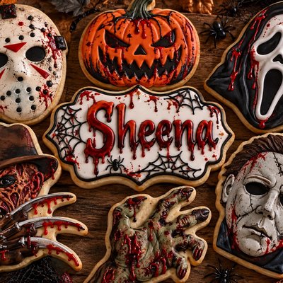 Scary Halloween Nights Cookie