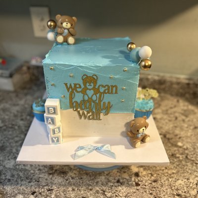6in Square Cake