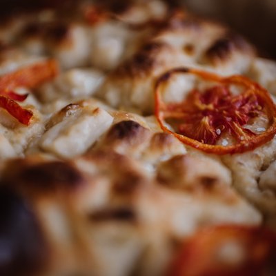 12inch Tomato, Garlic & Mozzarella Focaccia 