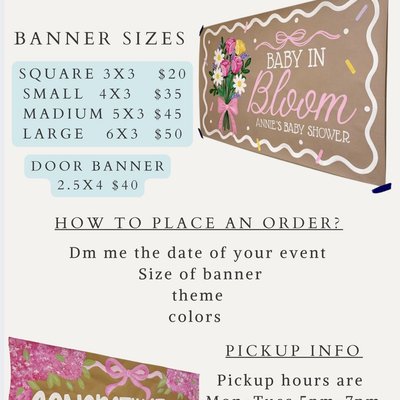 Custom Painted Banners 