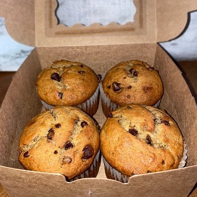 Banana Chocolate Chip Muffins (4)