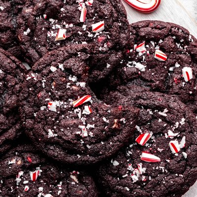 Double Chocolate Peppermint Cookies 