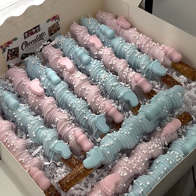 Chocolate Caramel Pretzels 