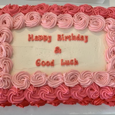 Cake - Rectangle  2 Layer - 9 X 13 Double Layer Cake With Buttercream