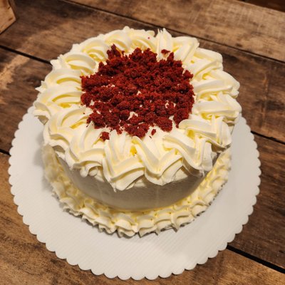 Red Velvet Cake (2 Layer 6 Inches) Feeds 8-10