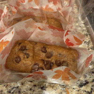 Pumpkin Chocolate Chip Mini Loaf