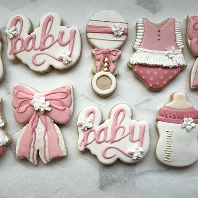 Custom Baby Shower Cookies