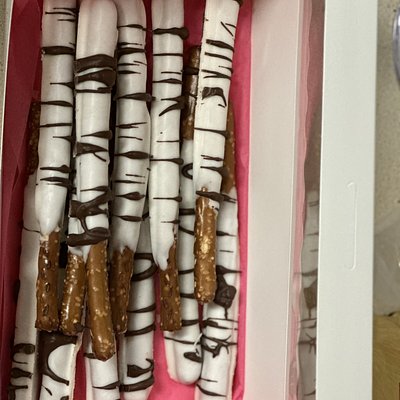 Chocolate Covered Pretzel Sticks