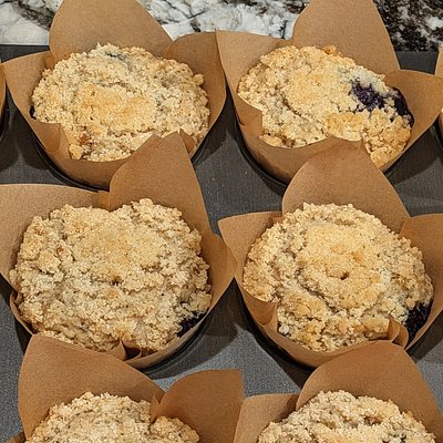 Lemon Blueberry Muffins (6) 🌿