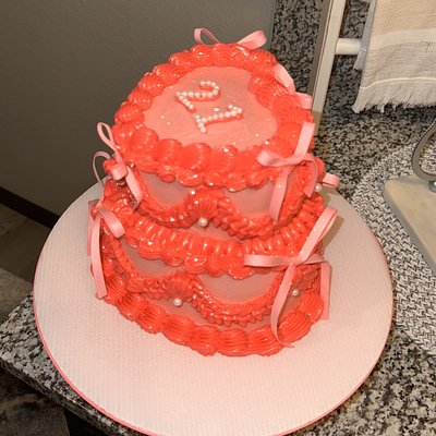Mini Tiered Cake (6” & 8”)-Heart Or Round
