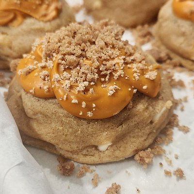 Caramel Apple Pie Cookies