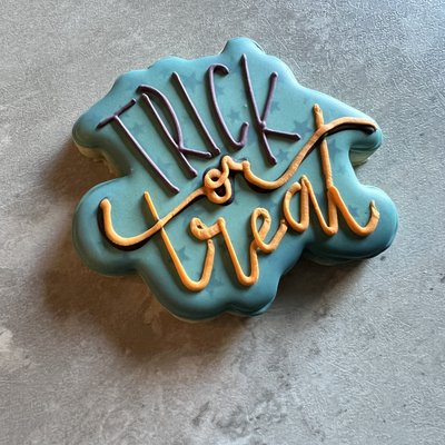 Trick Or Treat Jumbo Cookie