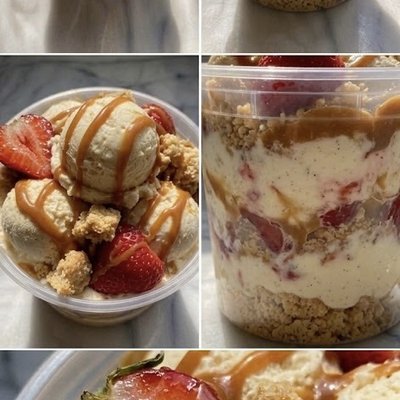 Strawberry Caramel Shortcake