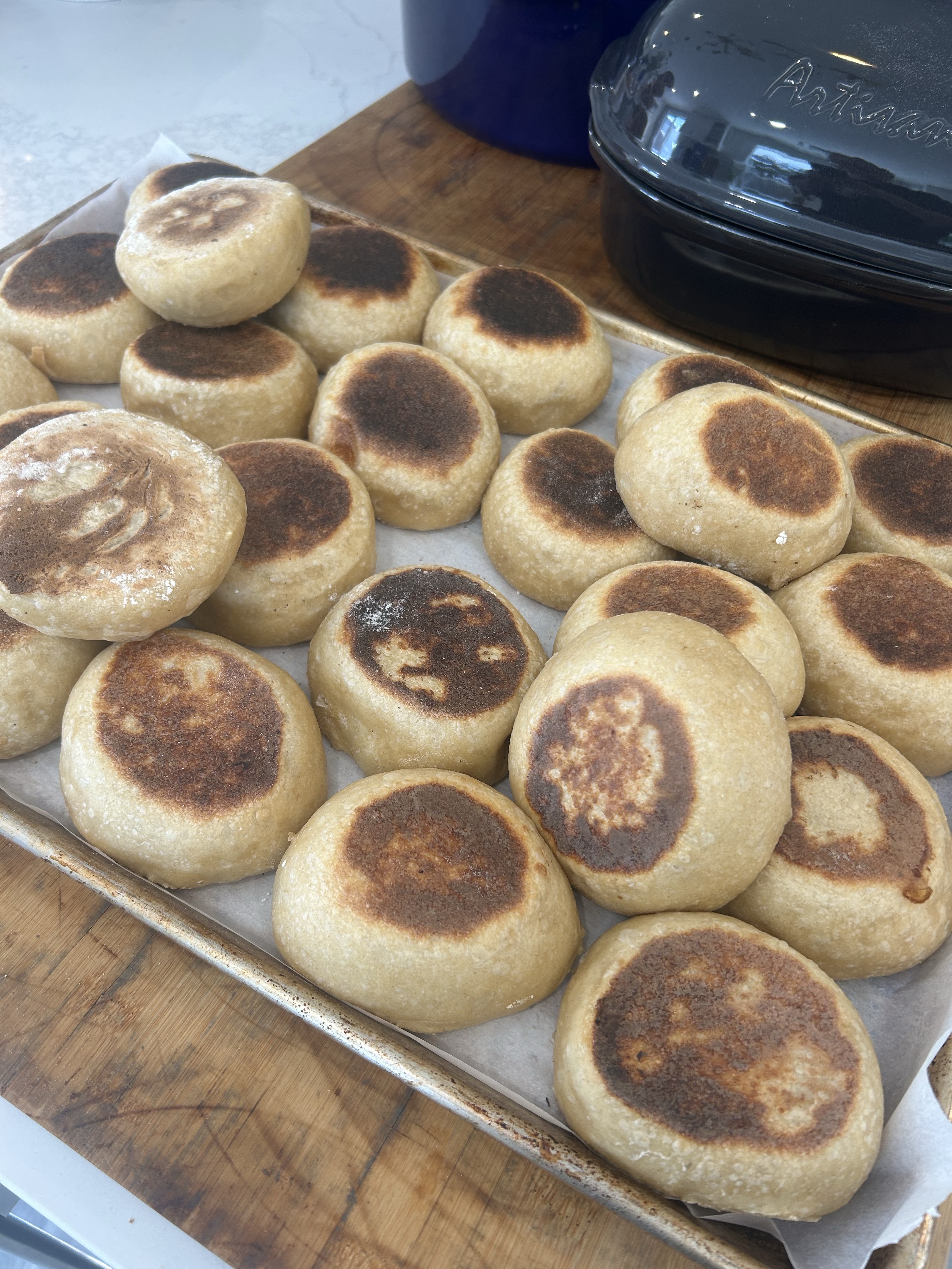 Sourdough English Muffins Half Dozen (6)