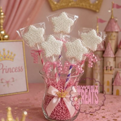 Princess Star Wand Cake Pops