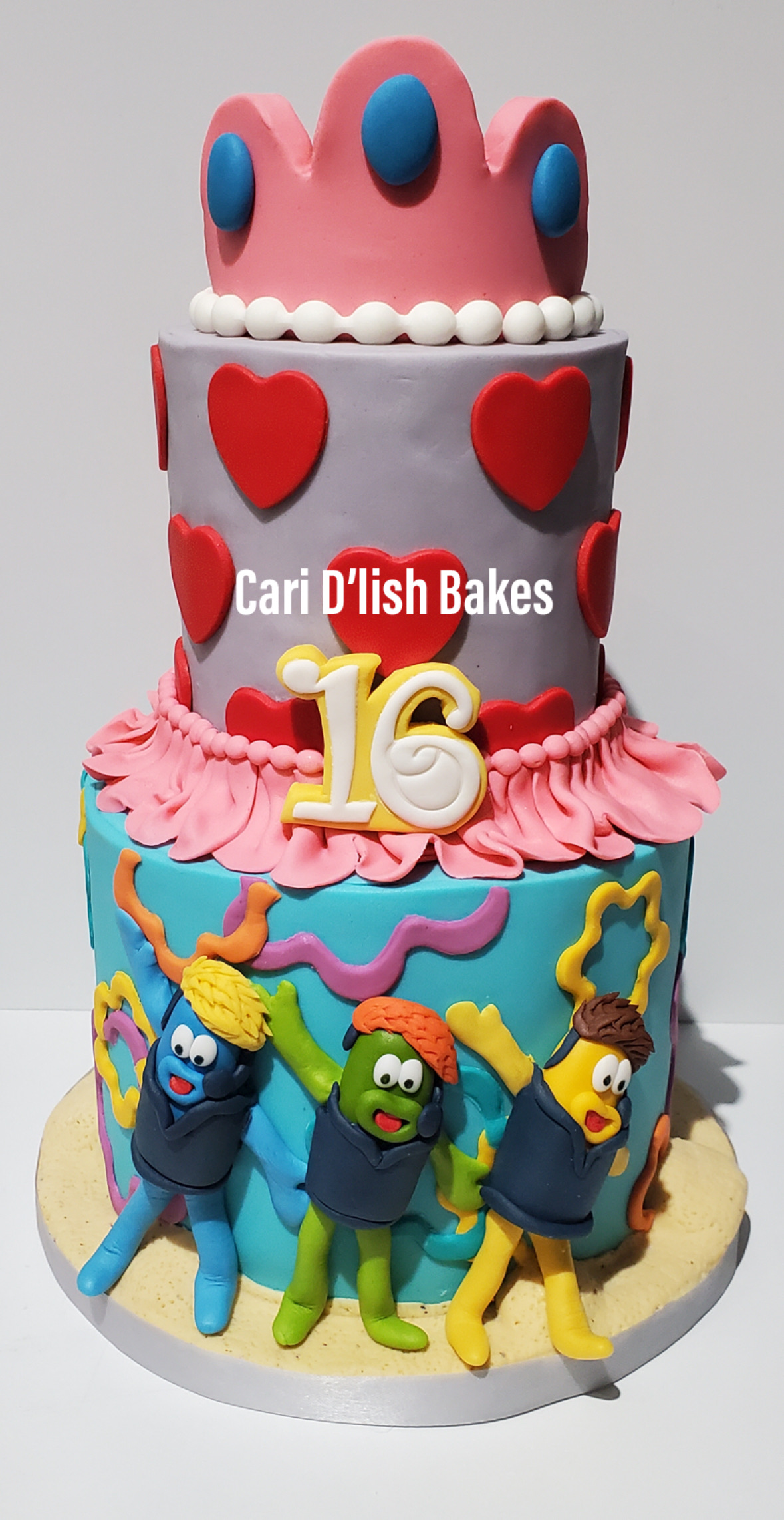 2 Tier Custom cAke- 4” & 6”