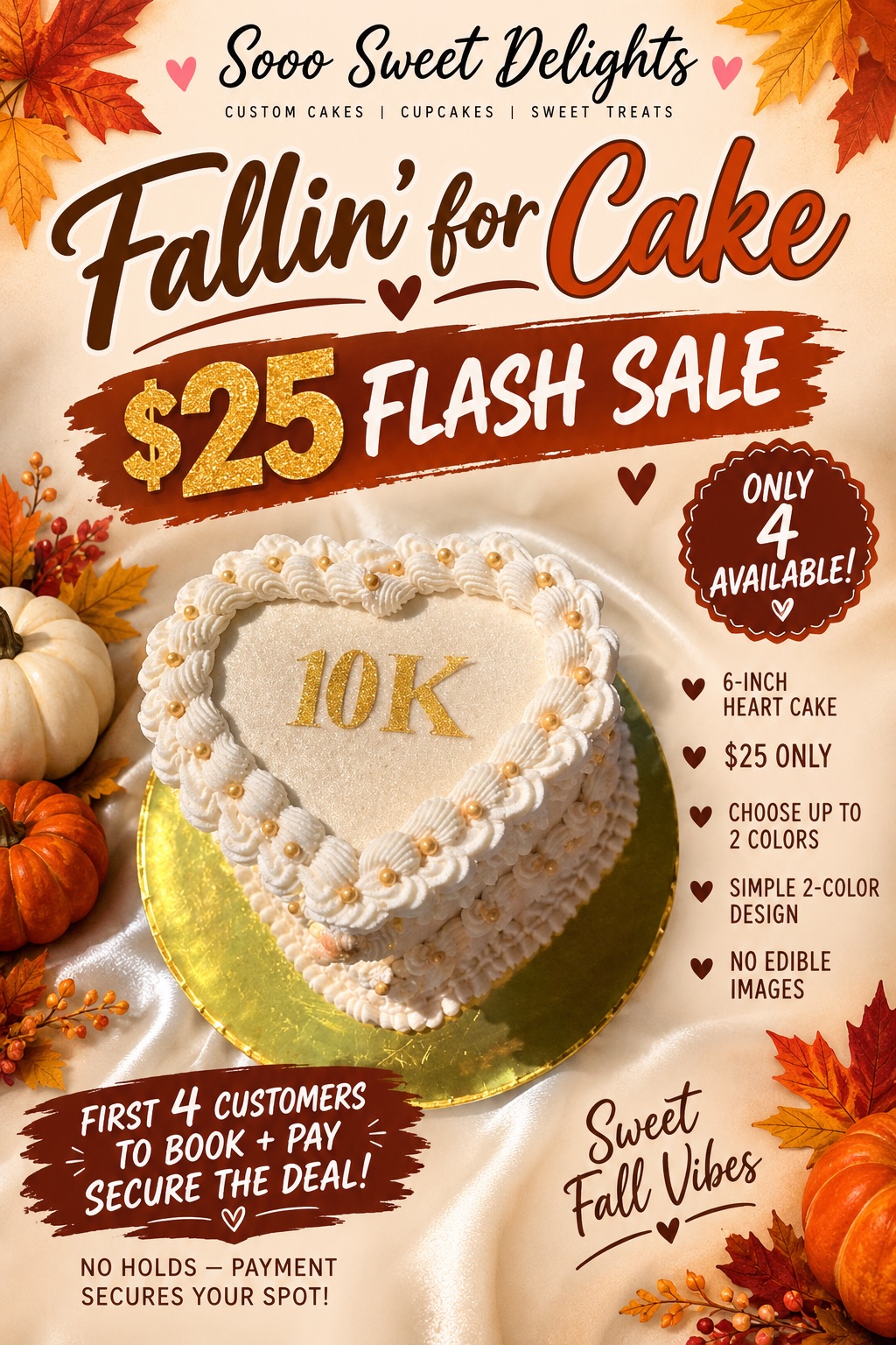 $25 Cake Sale