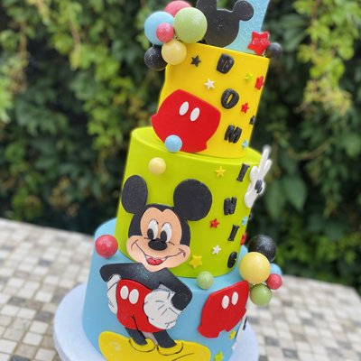 Medium 3 Tier Celebration FAUX Cake 5” 7” 9” 