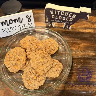 Sourdough Butterscotch Oatmeal Cookies 